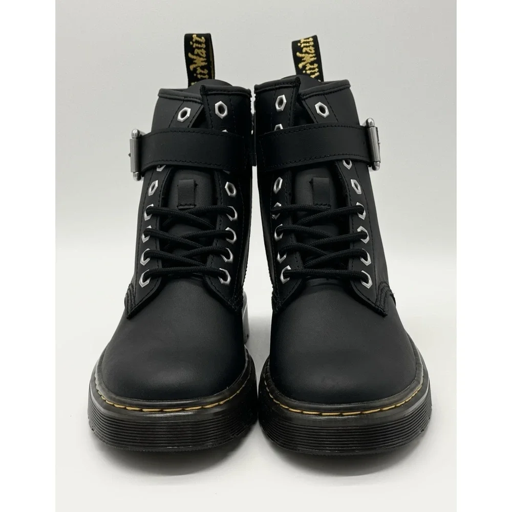 Dr‎ Martens Women's Zavala ALT Black Hydro Leather Boots Size 9 31935001